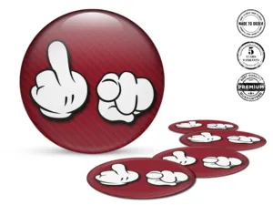 Rim Decals Racing Limited Domed Sport Style